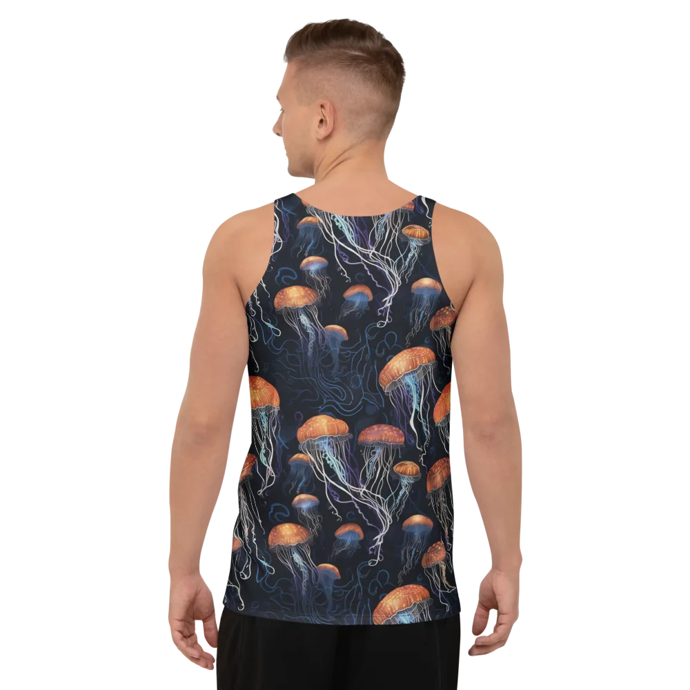 Abyssal Lanterns on Men's Tank Top — Back