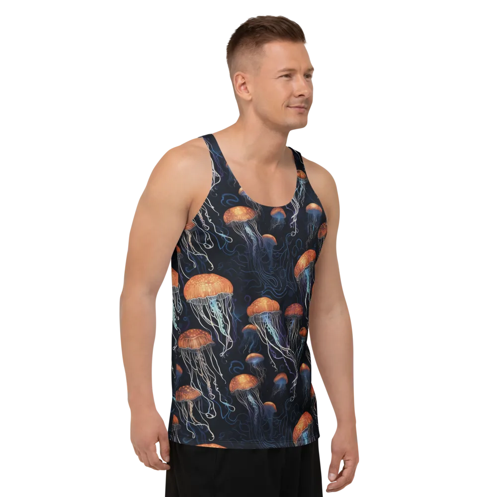 Abyssal Lanterns on Men's Tank Top — Right Front