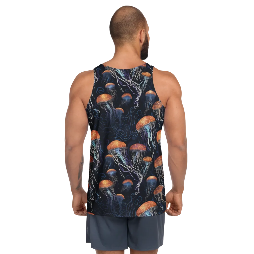 Abyssal Lanterns on Men's Tank Top — Back