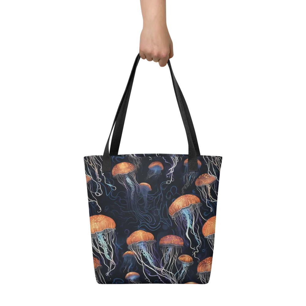 Abyssal Lanterns on Tote Bag — Front