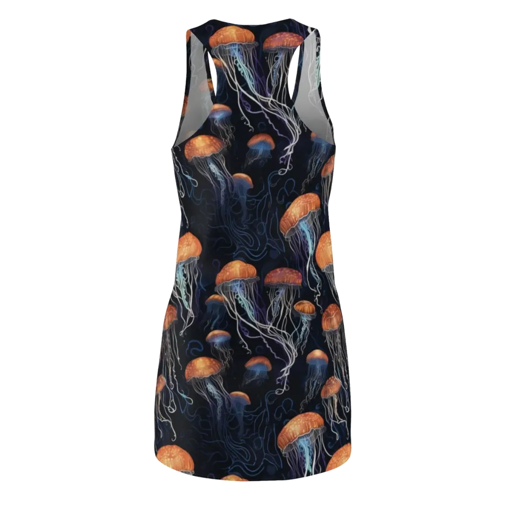 Abyssal Lanterns on Racerback Dress — Back