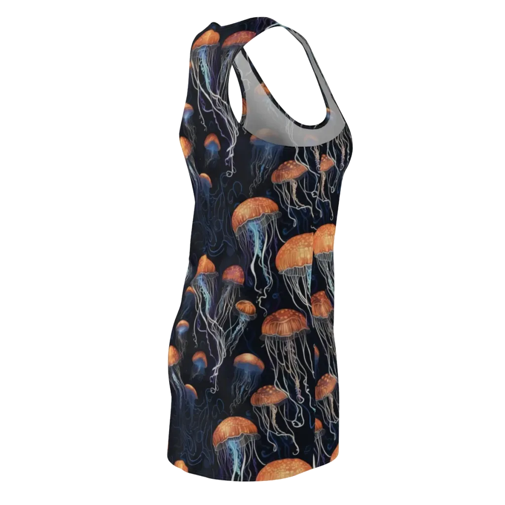 Abyssal Lanterns on Racerback Dress — Back Side