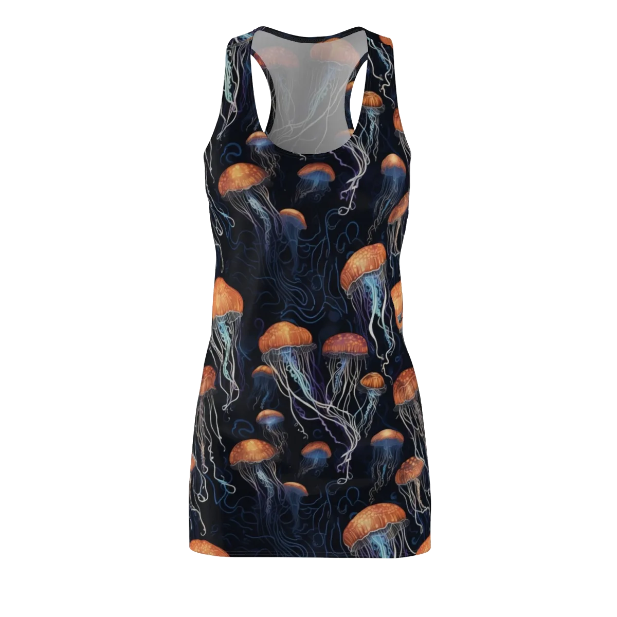 Abyssal Lanterns on Racerback Dress — Front