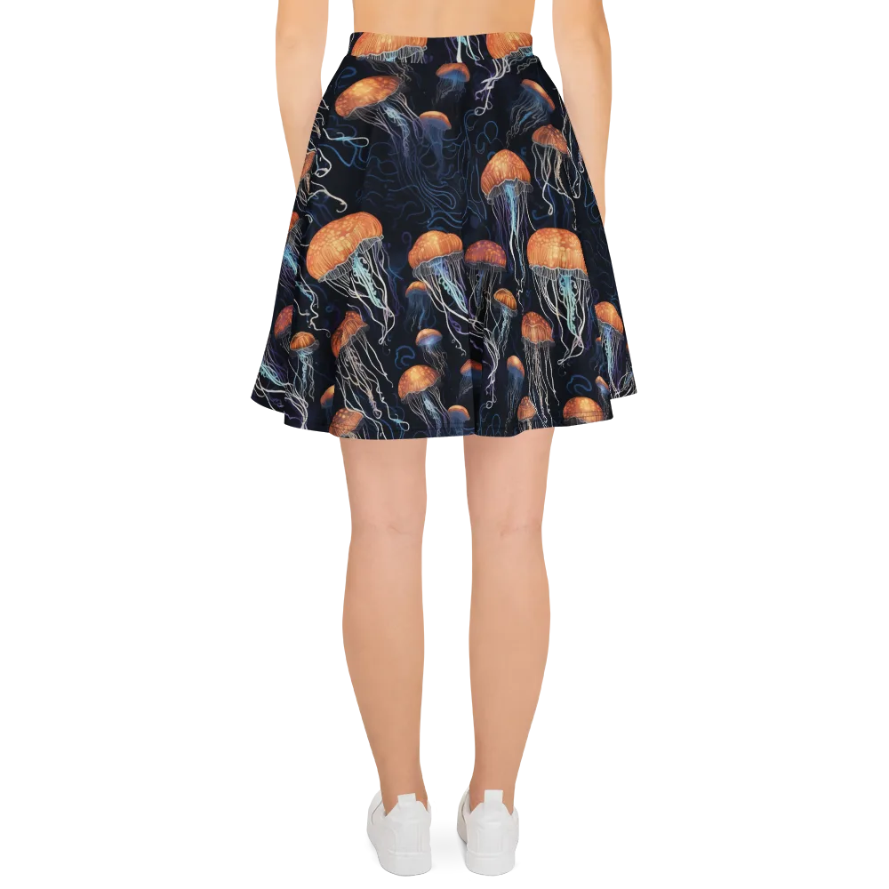 Abyssal Lanterns on Skater Skirt — Back