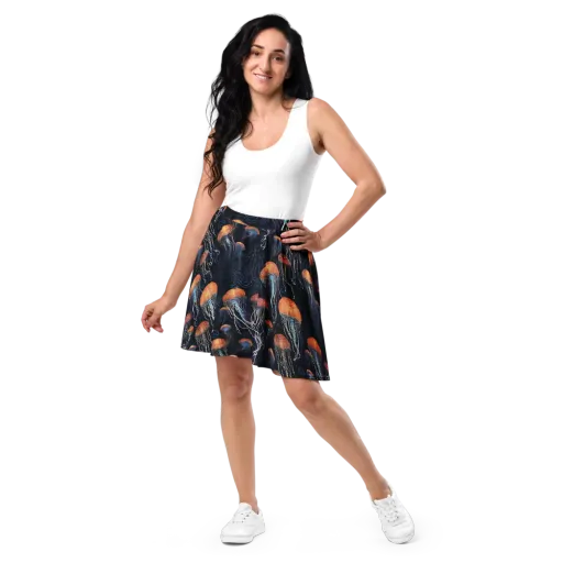 Abyssal Lanterns on a Skater Skirt