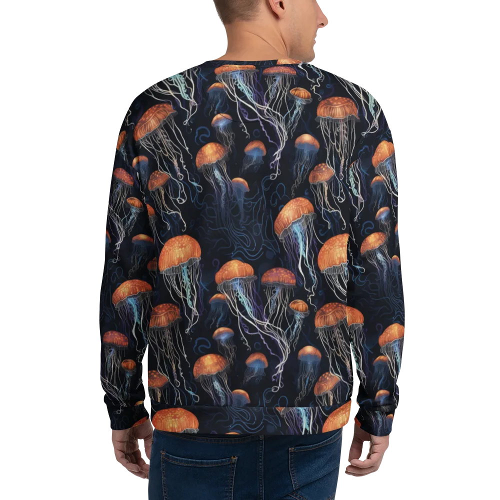 Abyssal Lanterns on Sweatshirt — Back
