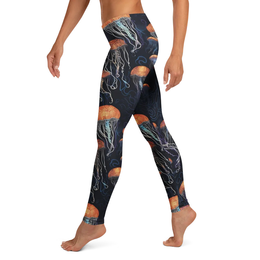 Abyssal Lanterns on Leggings — Left