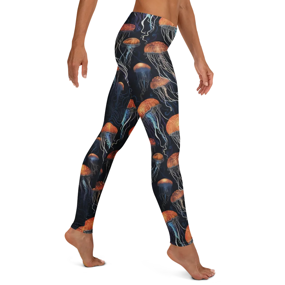 Abyssal Lanterns on Leggings — Right