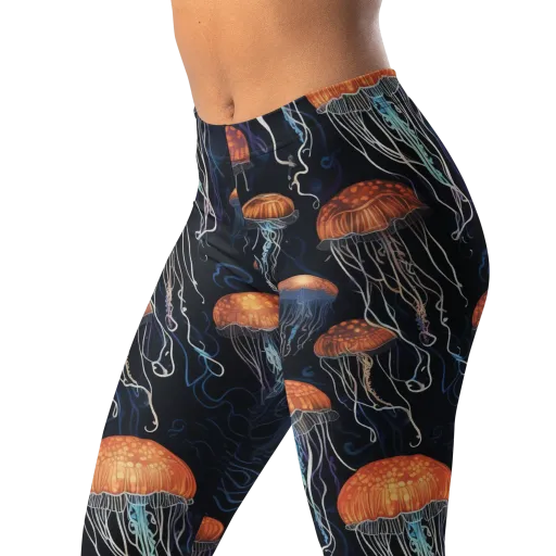 Abyssal Lanterns on a Leggings