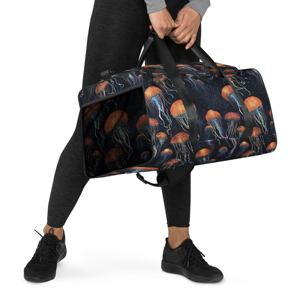 Abyssal Lanterns on Duffle Bag — Right Front