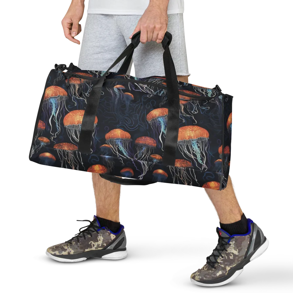Abyssal Lanterns on Duffle Bag — Front