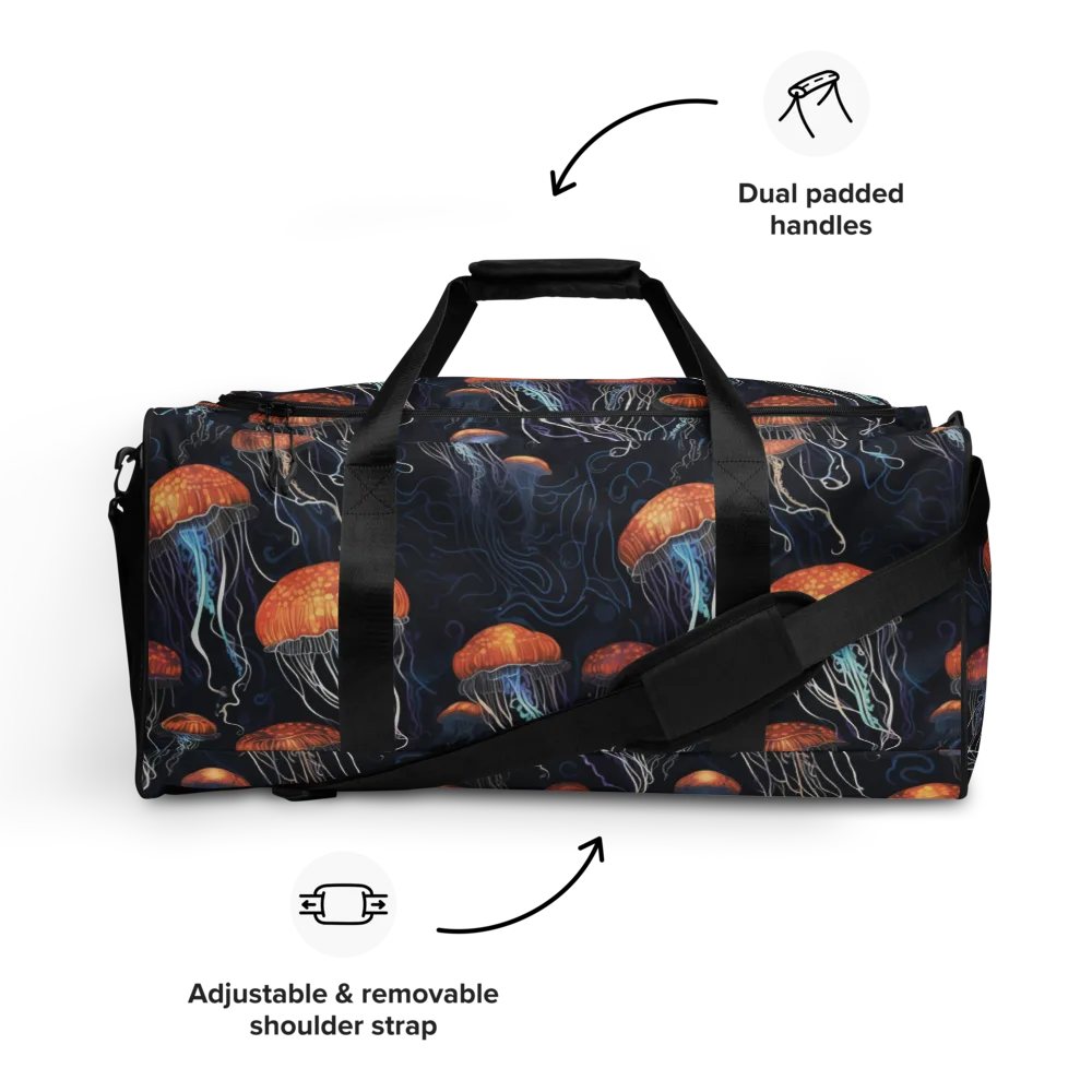 Abyssal Lanterns on Duffle Bag — Front