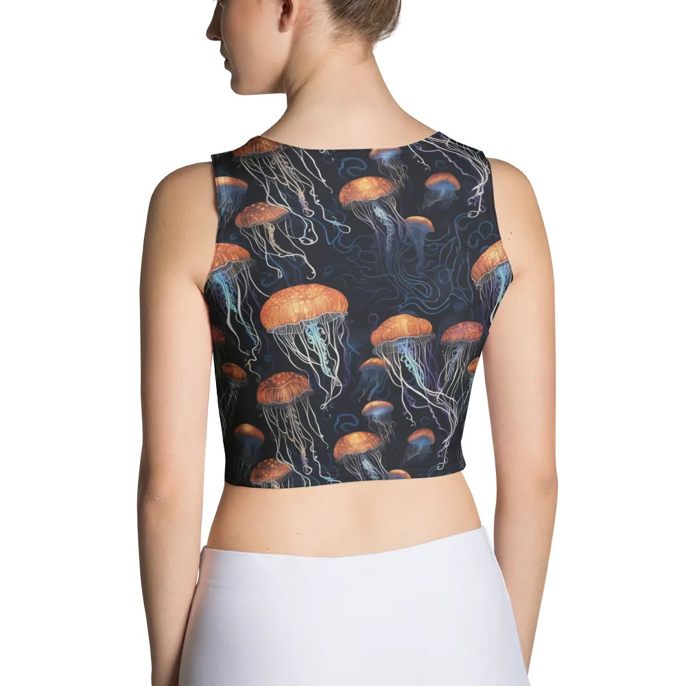 Abyssal Lanterns on Crop Top — Back