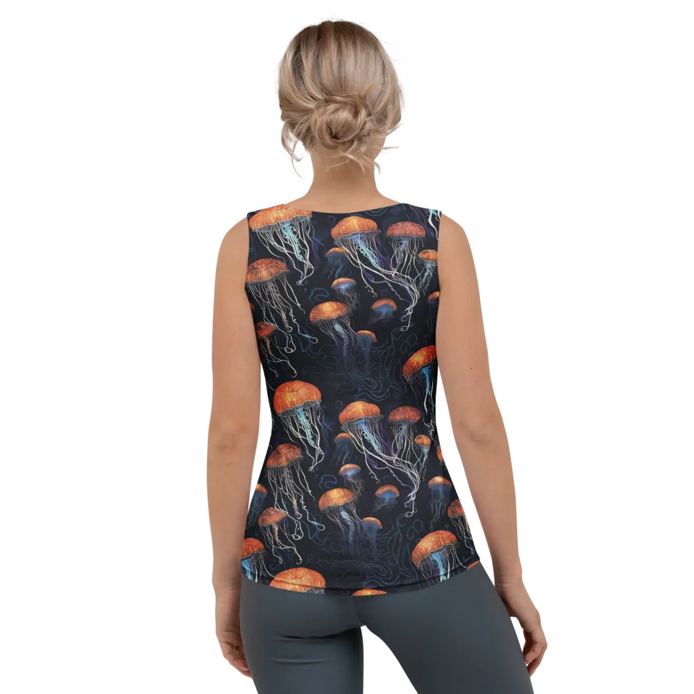 Abyssal Lanterns on Women's Tank Top — Back