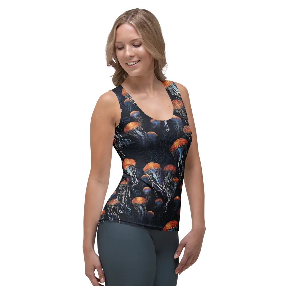 Abyssal Lanterns on Women's Tank Top — Right Front