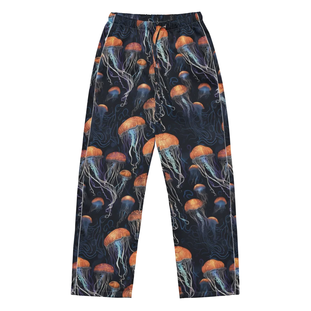 Abyssal Lanterns on Women's Pajama Pants — Front