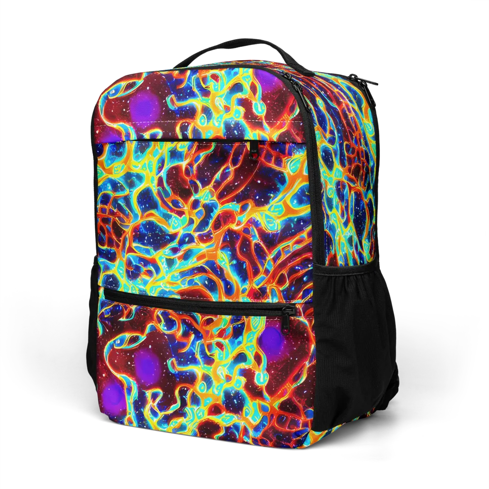 Supernova Tangle on Utility Backpack — Left Front