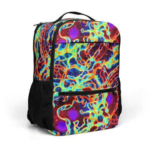 Supernova Tangle on a Utility Backpack