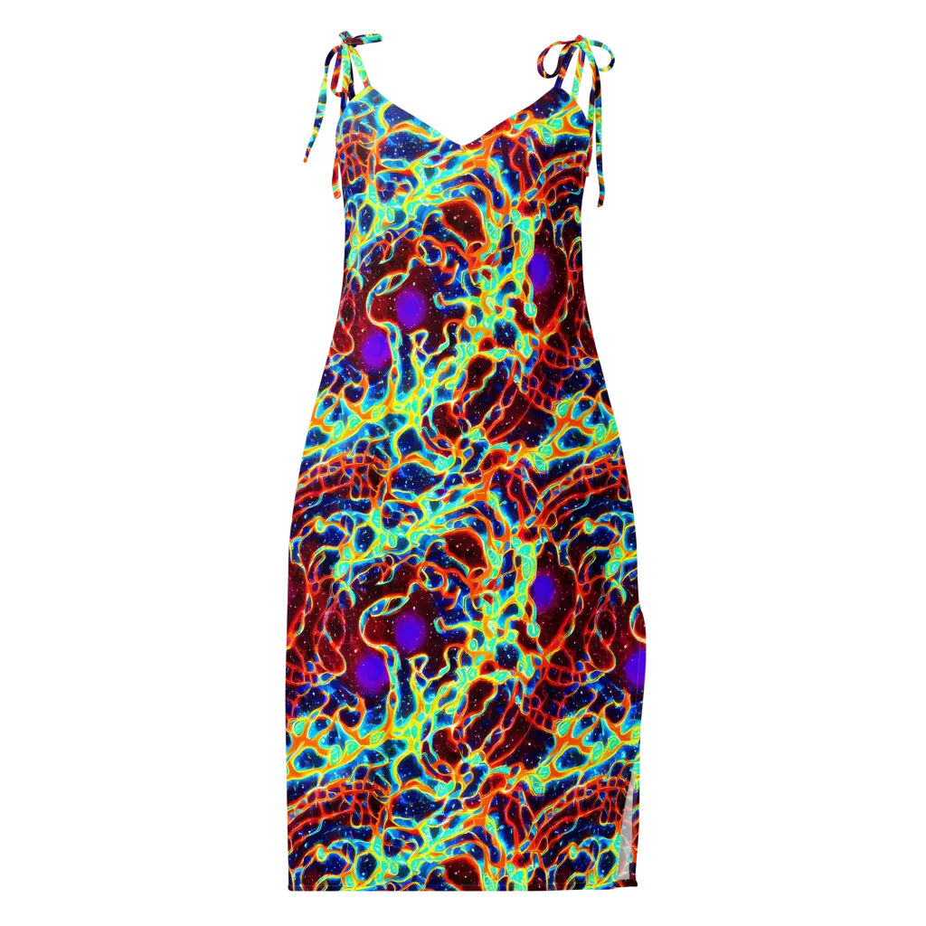 Supernova Tangle on Slip Dress — Front