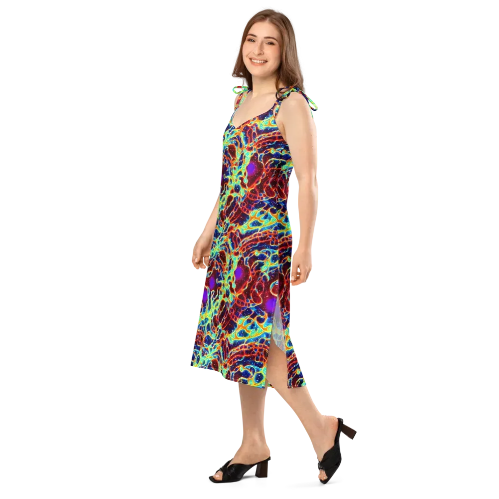 Supernova Tangle on Slip Dress — Left Front