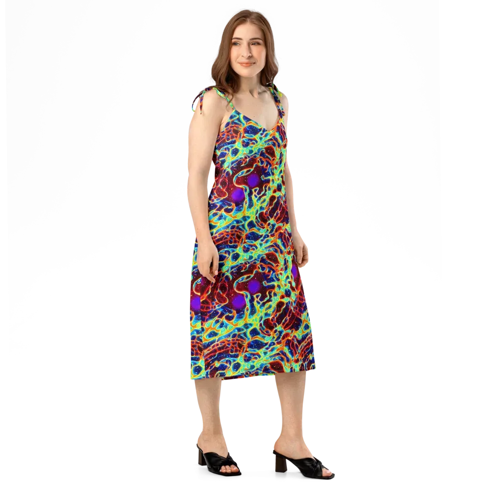 Supernova Tangle on Slip Dress — Right Front
