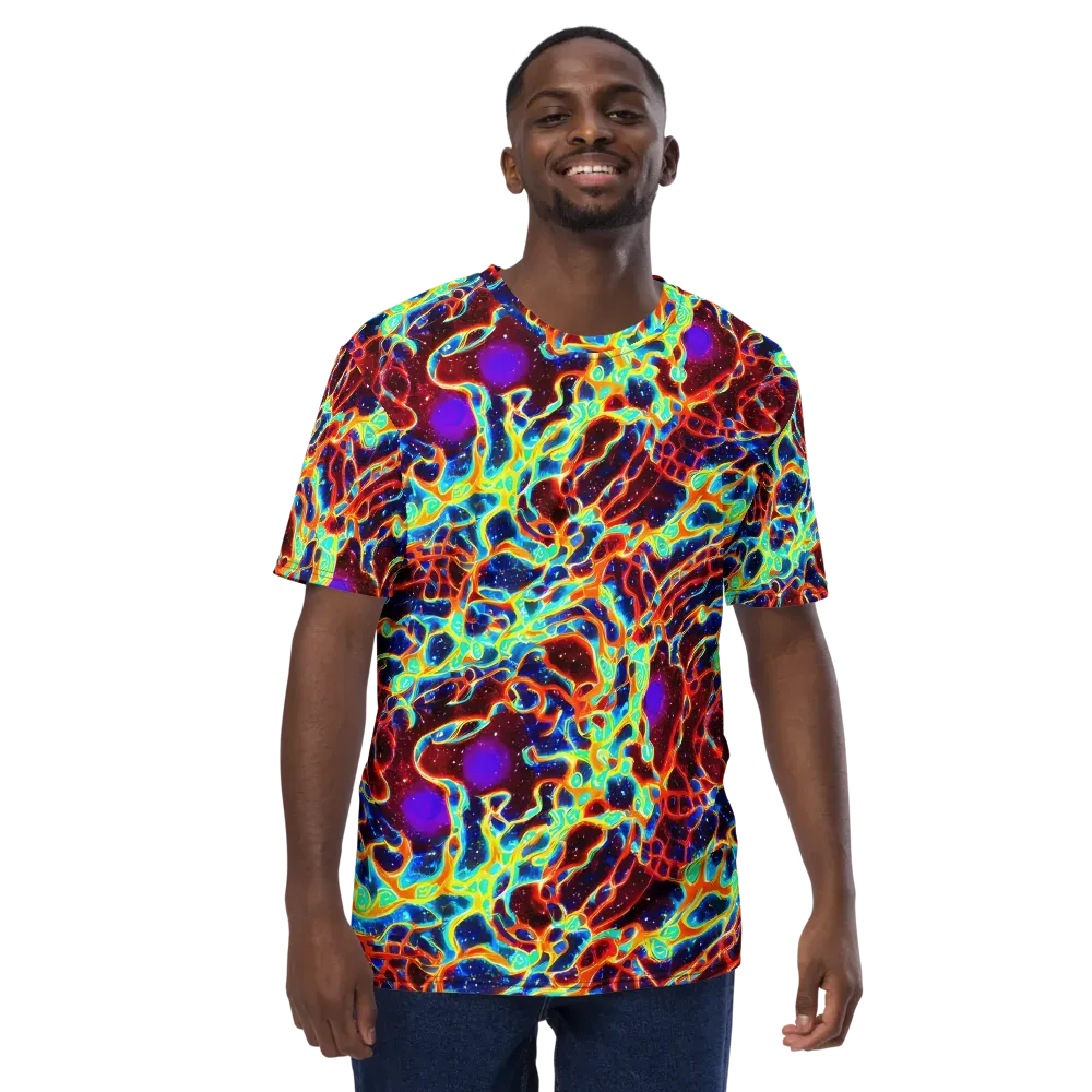 Supernova Tangle on Men's Crew Neck T-Shirt — Front