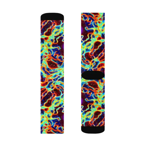 Supernova Tangle on a Socks