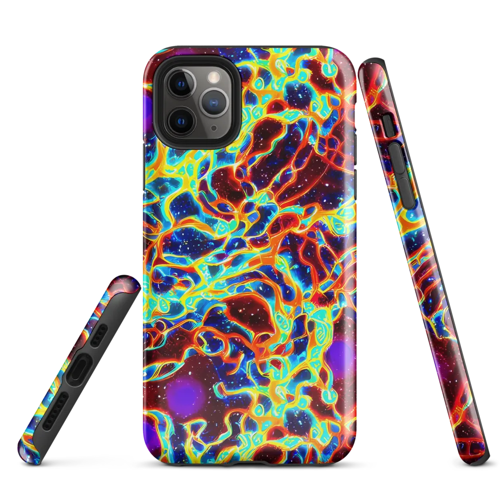 Supernova Tangle on Tough Case for iPhone® — Front