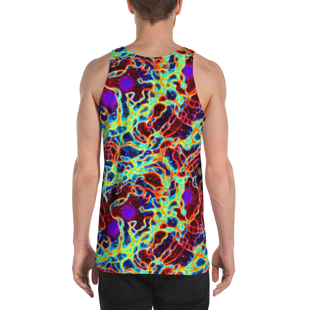 Supernova Tangle on Men's Tank Top — Back