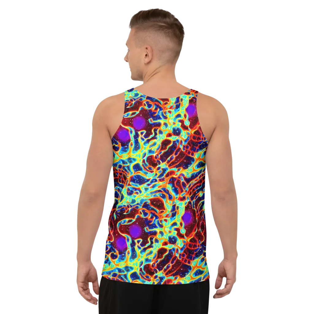 Supernova Tangle on Men's Tank Top — Back