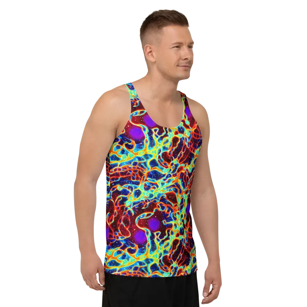 Supernova Tangle on Men's Tank Top — Right Front