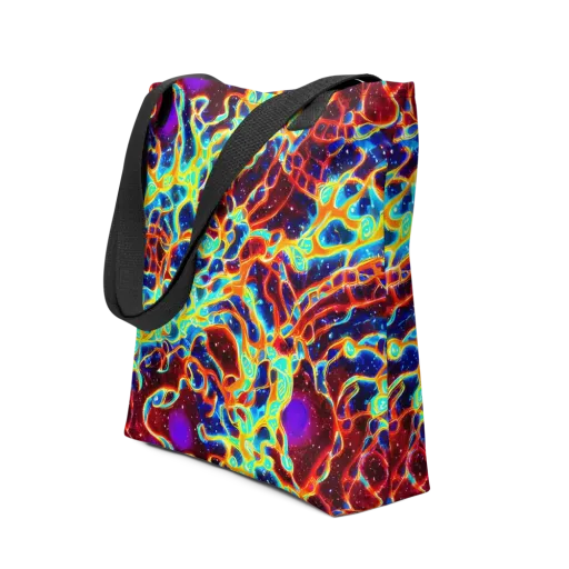 Supernova Tangle on a Tote Bag