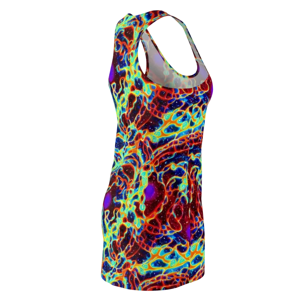 Supernova Tangle on Racerback Dress — Back Side