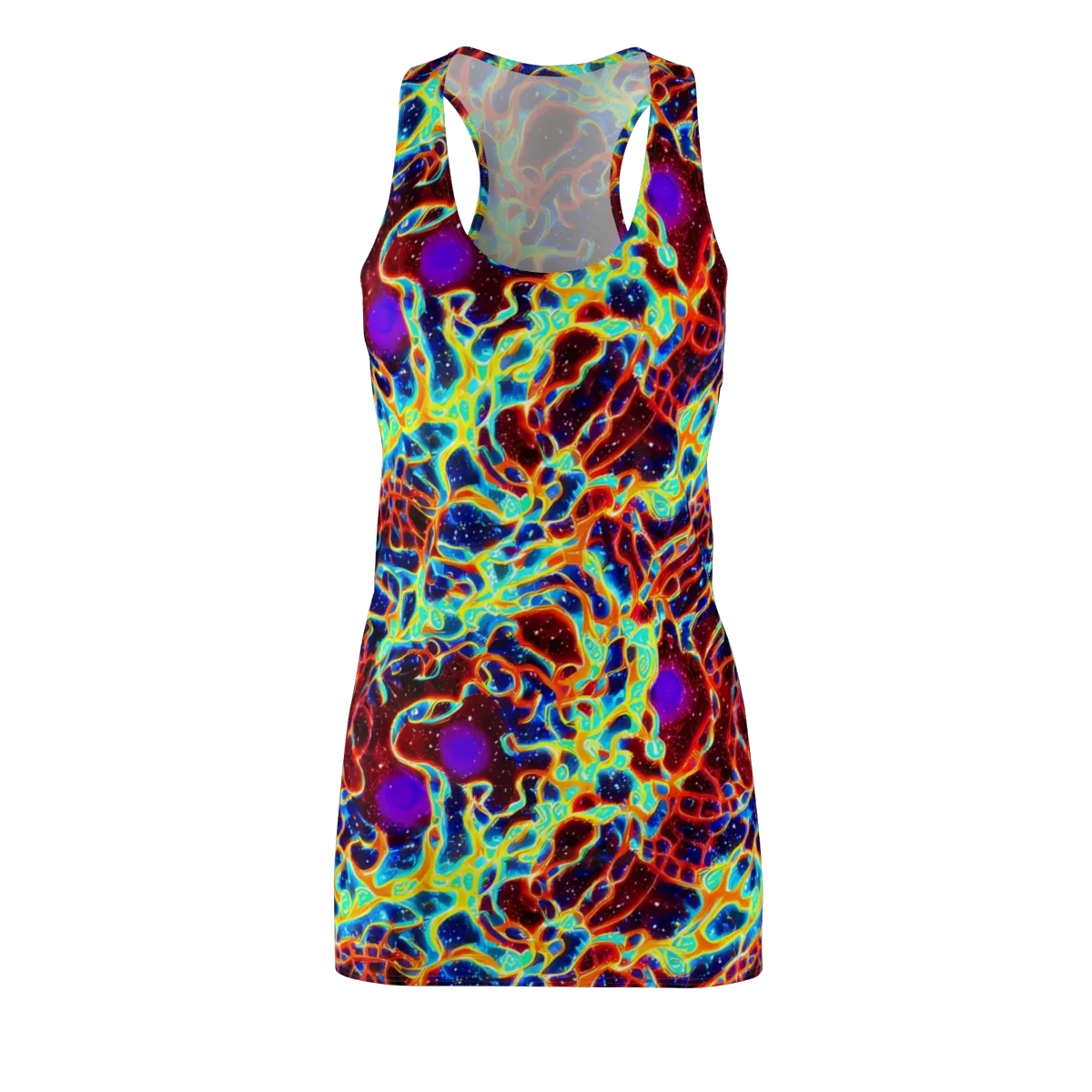 Supernova Tangle on Racerback Dress — Front