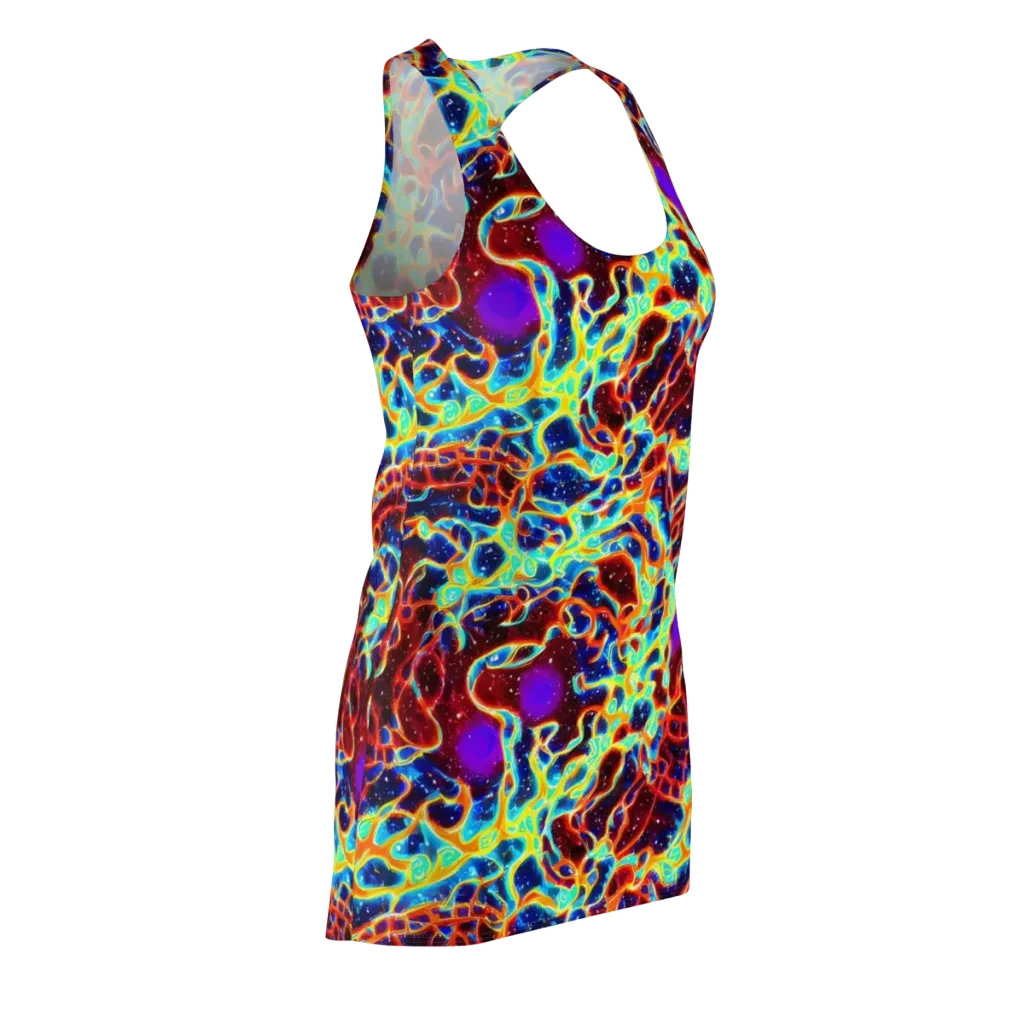 Supernova Tangle on Racerback Dress — Front Side