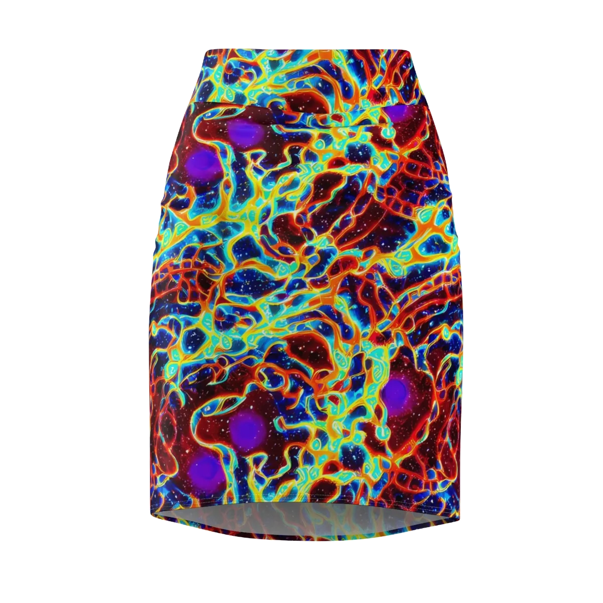 Supernova Tangle on Pencil Skirt — Front