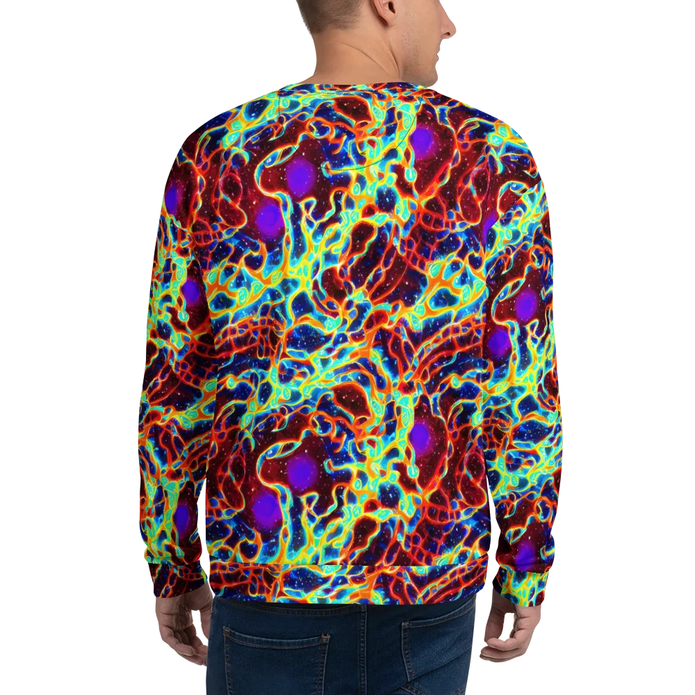 Supernova Tangle on Sweatshirt — Back
