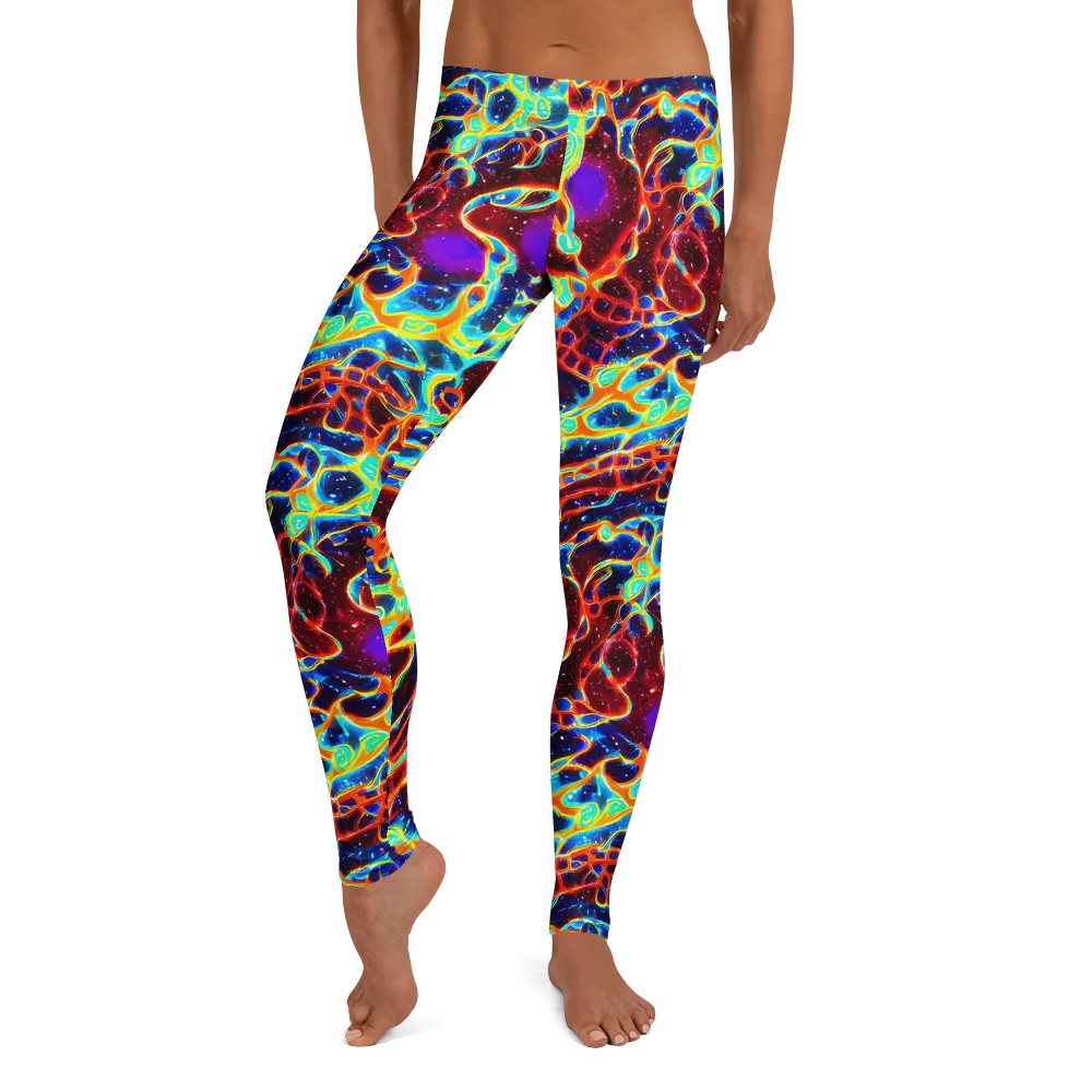 Supernova Tangle on Leggings — Front