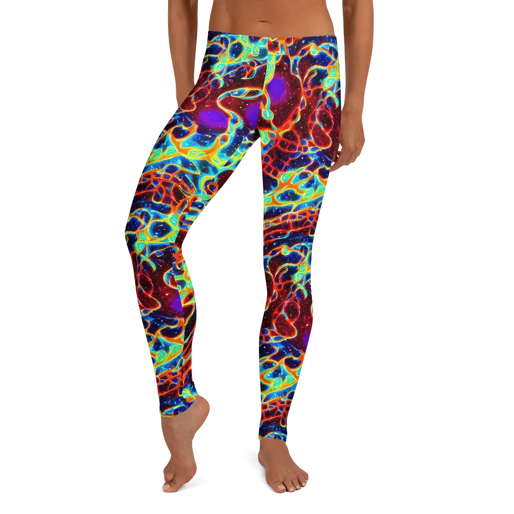 Supernova Tangle on Leggings — Front