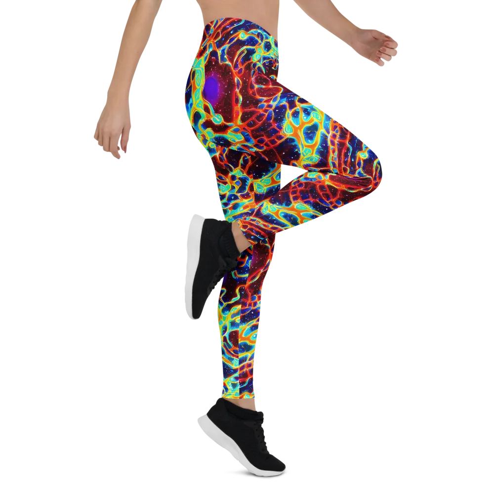 Supernova Tangle on Leggings — Right