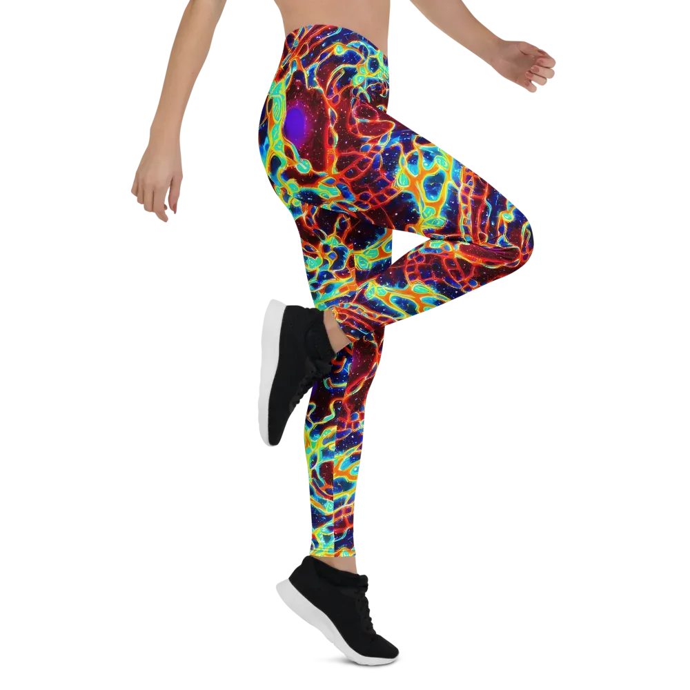 Supernova Tangle on Leggings — Right