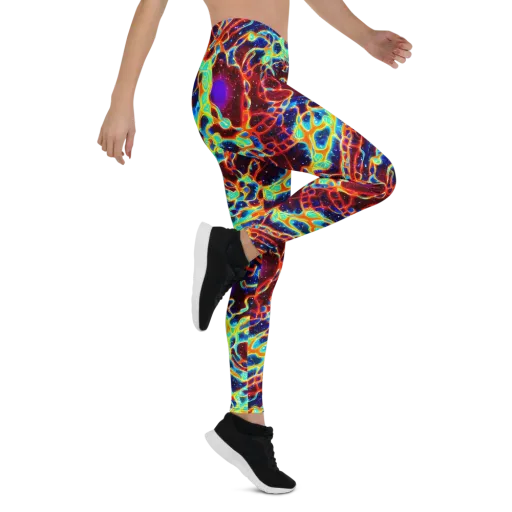 Supernova Tangle on a Leggings