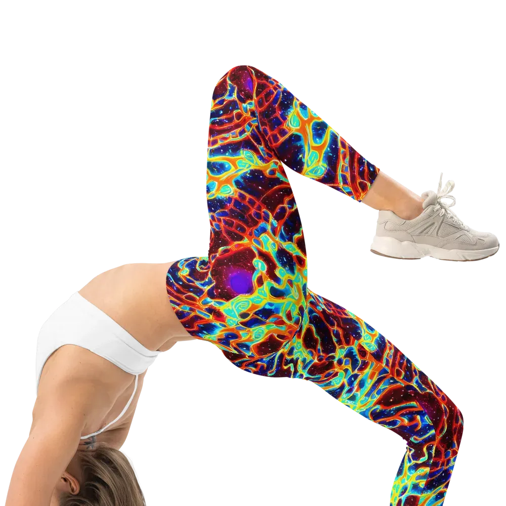 Supernova Tangle on Leggings — Right