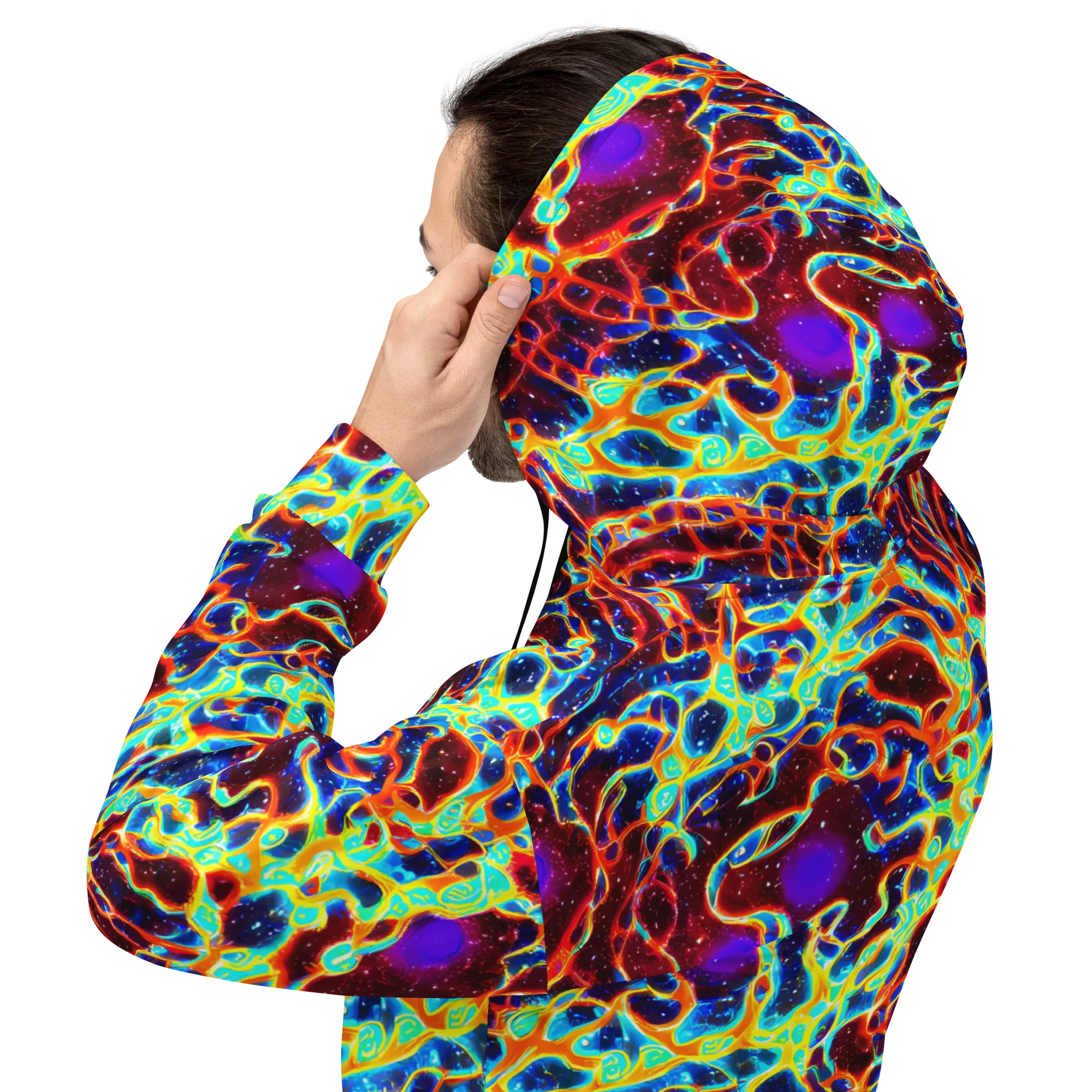 Supernova Tangle on Hoodie — Back