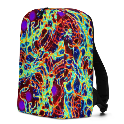 Supernova Tangle on a Minimalist Backpack