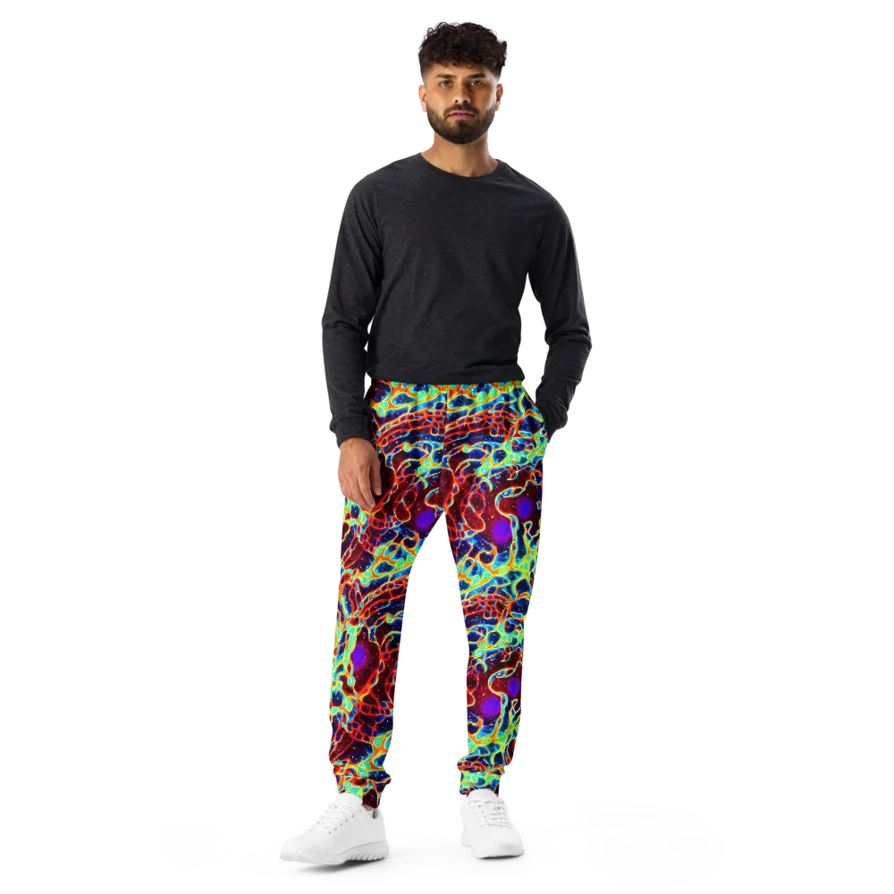 Supernova Tangle on Men's Joggers — Front