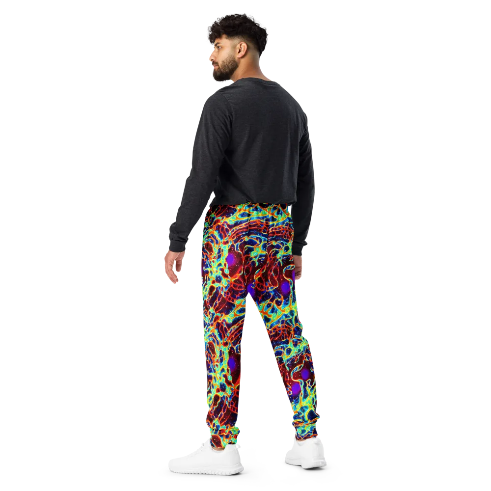 Supernova Tangle on Men's Joggers — Back