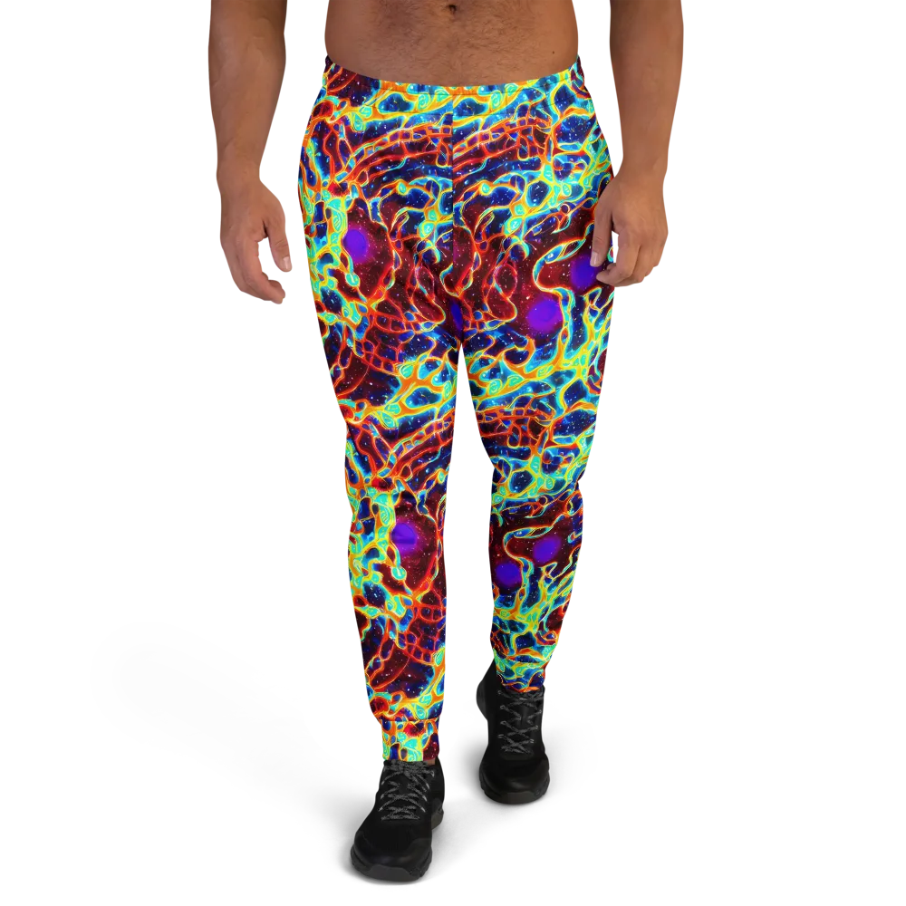 Supernova Tangle on Men's Joggers — Front