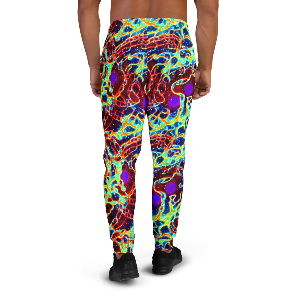 Supernova Tangle on Men's Joggers — Back
