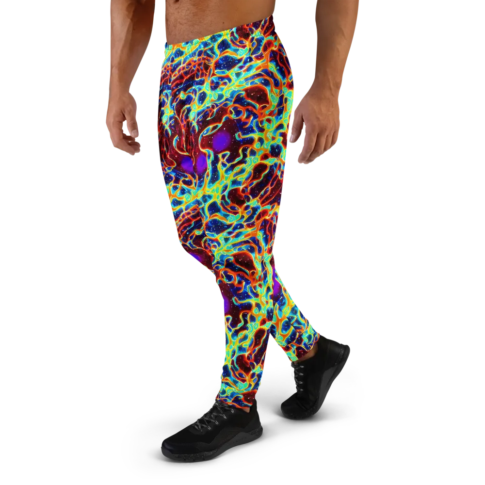 Supernova Tangle on Men's Joggers — Left